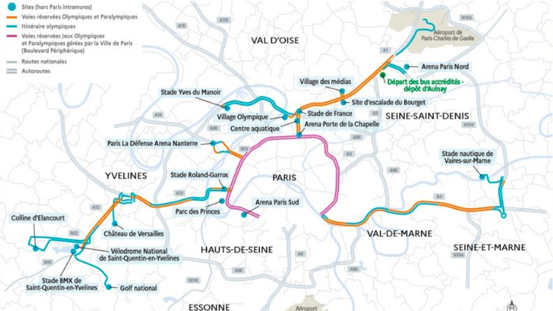 plan des voie-reserver